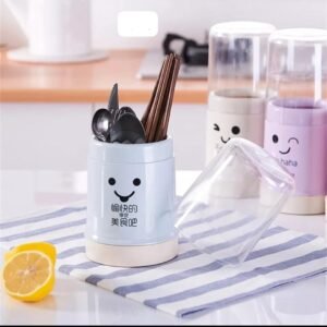 Cutlery holder with cover plastic