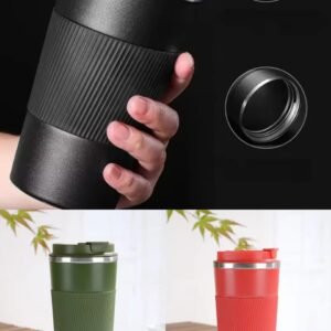 Travel glass stainless steel colour randam @ sal