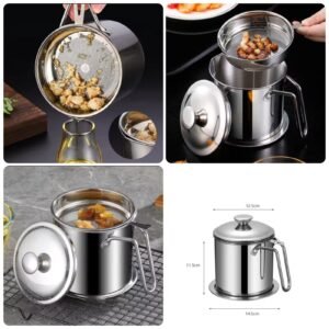 Stainless Steel Oil Filter pot 1.4 litre -box packing