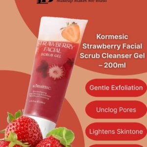 KORMESIC  original 💯 strawberry 🍓  Facial Scrub Gel  Blemish clearing Deep cleansing & Exfoliator Nourishing  & Smoothing   200ml Rs:/=