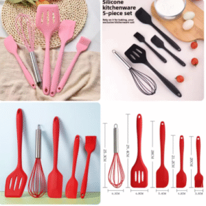5Pcs silicone Baking Props @850/- (Box Packing) Random Colours