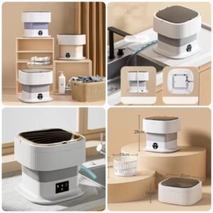 Collapsible Portable Washing Machine 11Ltr - Premium Quality 🇨🇳 (Box Packing )