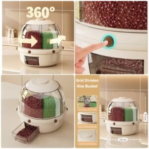 10Kg Elegant Round Cereal Dispenser