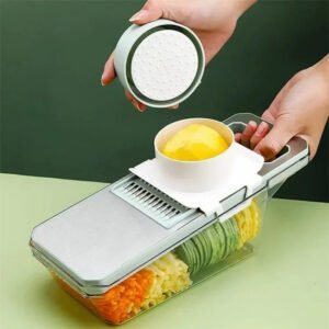 5 in 1 vegetable slicer with Drainer   QAD