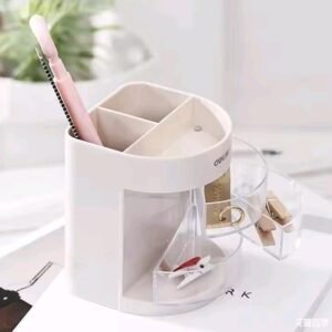 Colorful Multi-functional Pen Holder - Desk Organizer for Pencils, Stationery Storage, Suitable for Office & School Practical    S&S INTER