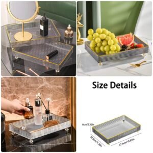 Desktop Perfume  Cosmetic Organization Acrylic Tray