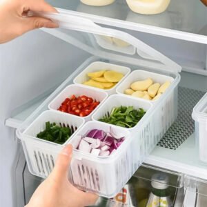 Fridge Storage Box (6grids) Freezer 300 QAD