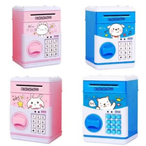Kids Gift Cartoon Password Piggy Bank Atm  QAD