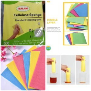 Microfiber Cleaning towel @350 (pack of 5) Premium Quality 🇨🇳