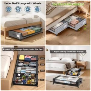 Under Bed Organizer With Wheel