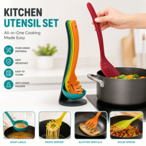 Pack Of 05 Spoon Set New Multi qad