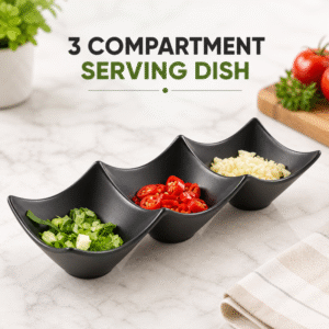 Three Compartment Dip Sauce Tray |