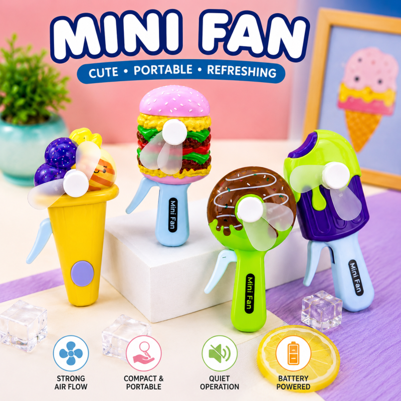 Cool Style Meets Cute Fun! These adorable Mini Hand Fans  rs 160 qad