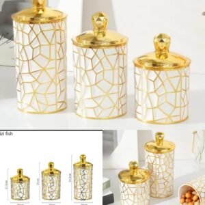 3pcs jar set airtight heavy plastic sal