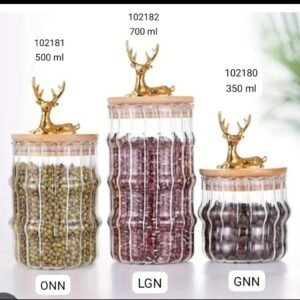 3pcs jar set glass merterial   sal