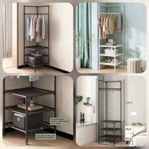Attachable Corner Pole Rack  Box Packing)
