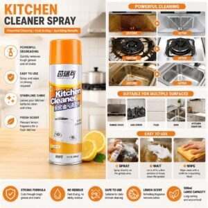 Powerful kitchen cleaner spray that easily removes grease and leaves surfaces sparkling clean 400    khurram