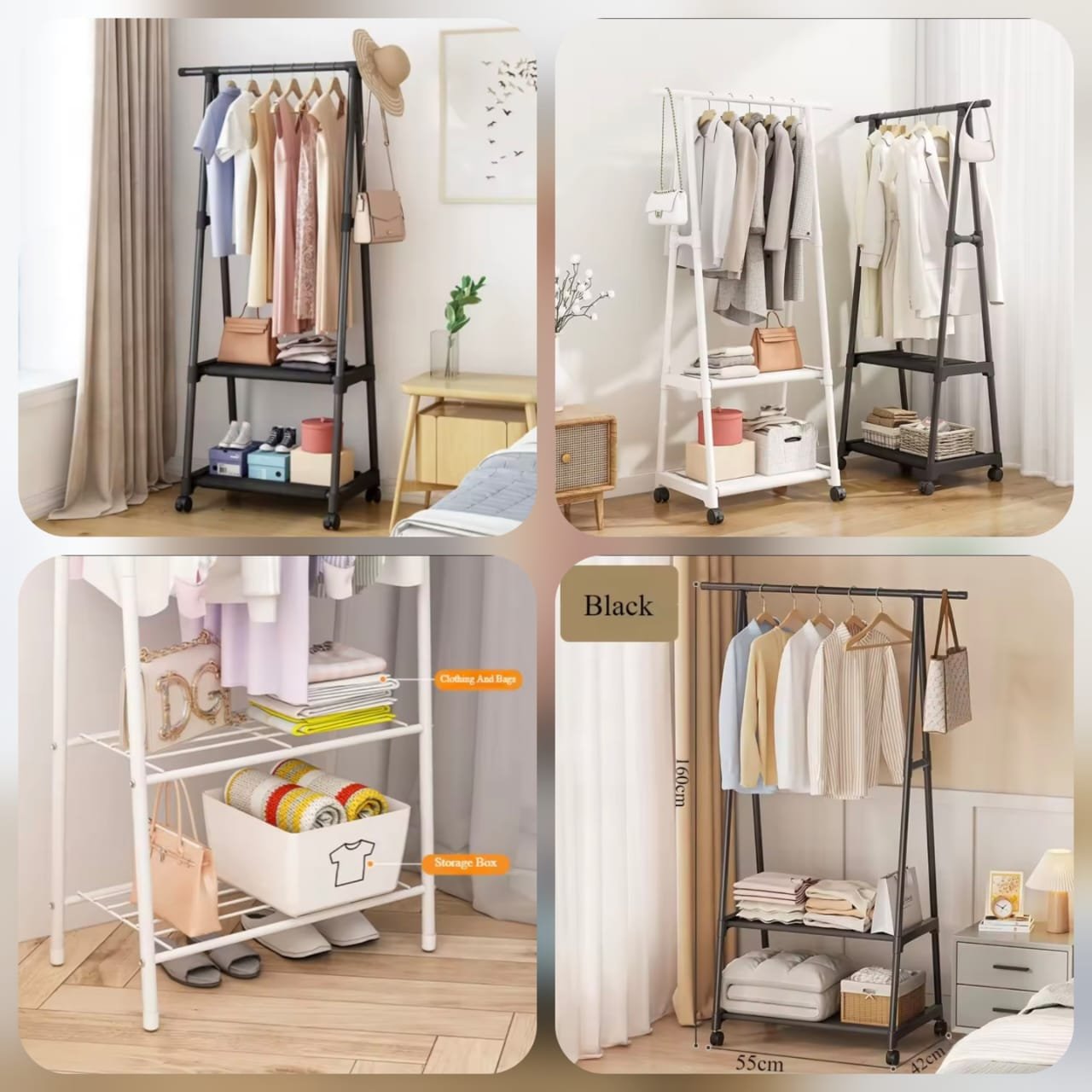 Triangle Attachable Coat Rack @2500 Box Packing)